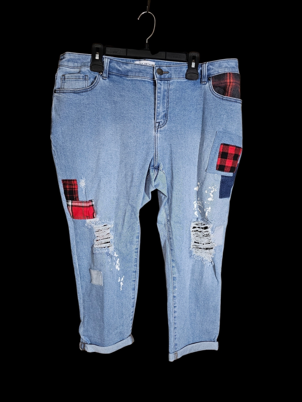 Lane Bryant Light Blue Petite Denim Mid-Rise Boyfriend Jeans